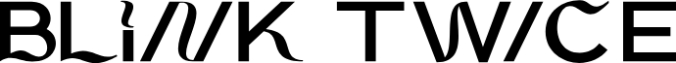 Blink Twice Font Preview