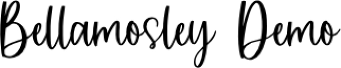 Bellamosley Font Preview