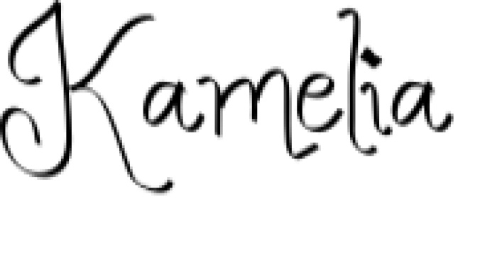 Kamelia Font Preview