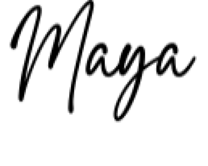 Maya Font Preview