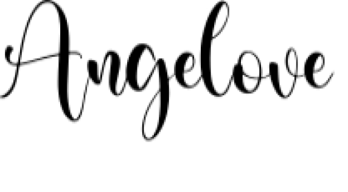 Angelove Font Preview