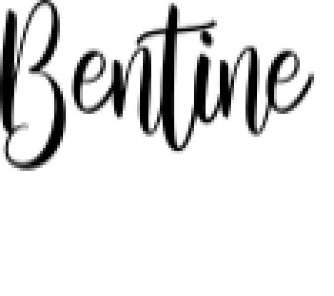 Bentine Script Font Preview