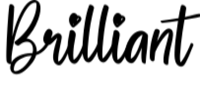 Brilliant Font Preview