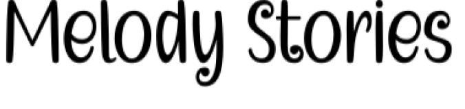 Melody Stories Font Preview