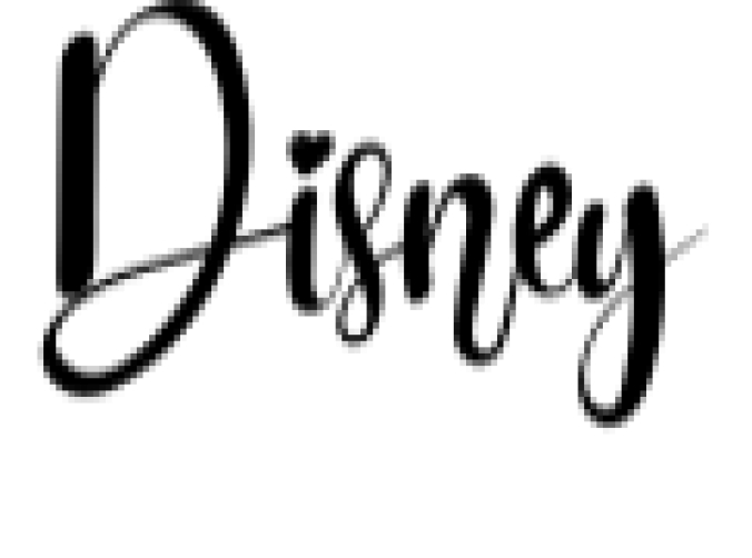 Disney Font Preview