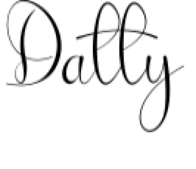 Datty Font Preview