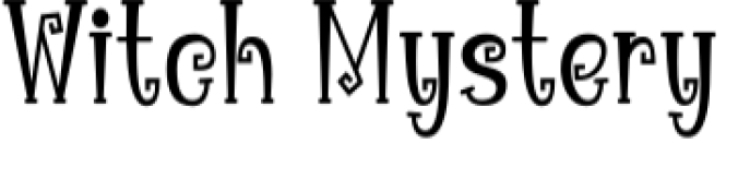 Witch Mystery Font Preview