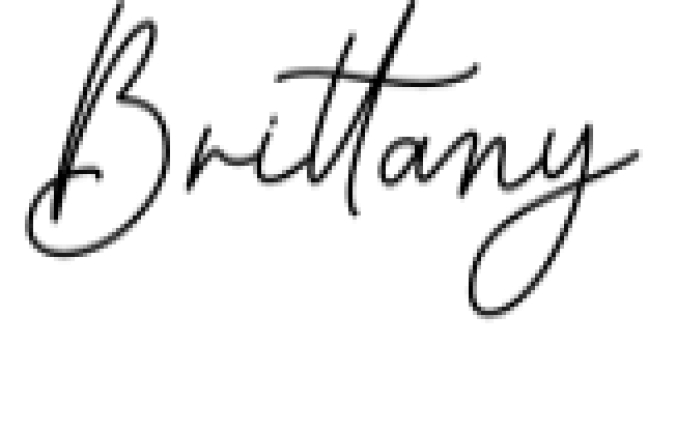 Brittany Font Preview