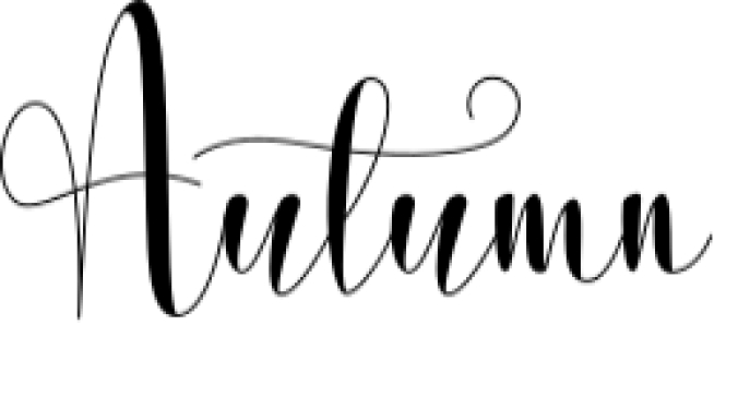 Autumn Font Preview