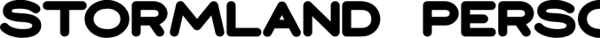Stormland Font Preview