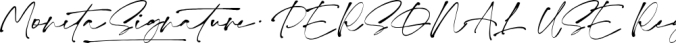 Monita Signature Font Preview