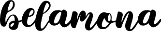 Belamona Font Preview
