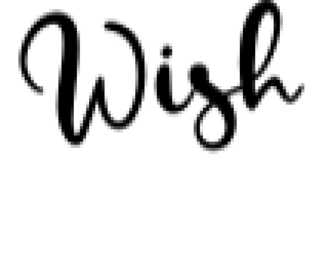 Wish Font Preview
