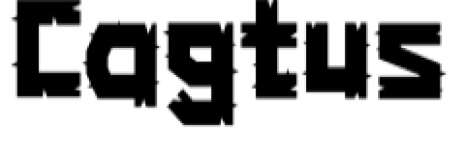 Cagtus Font Preview