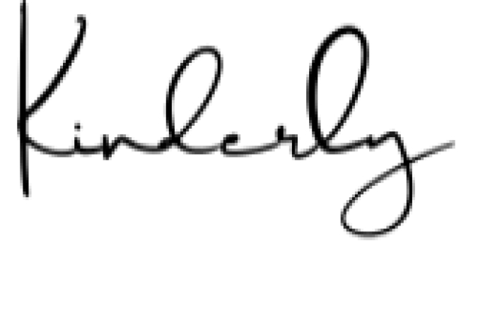 Kinderly Font Preview