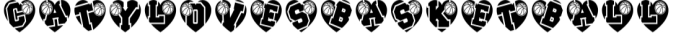 Caty Loves Basketball Font Preview