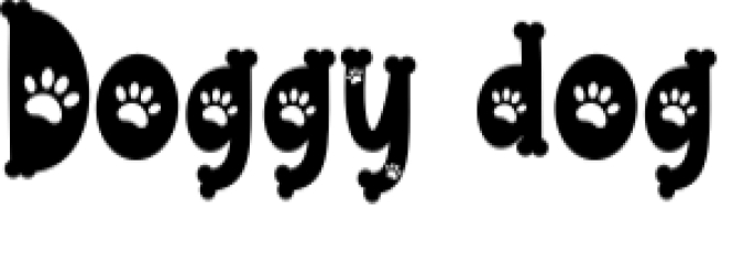 Doggy Dog Font Preview