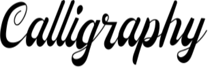 Calligraphy Font Preview