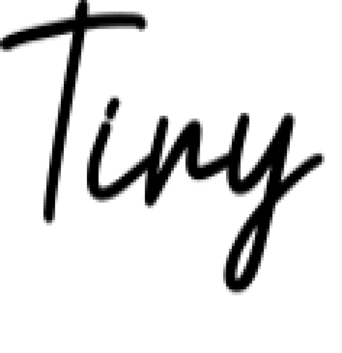 Tiny Font Preview