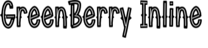 Green Berry Font Preview