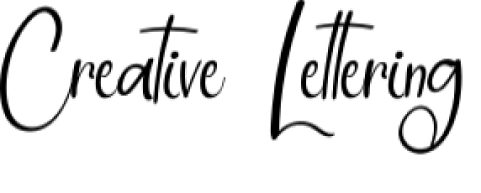 Creative Lettering Font Preview