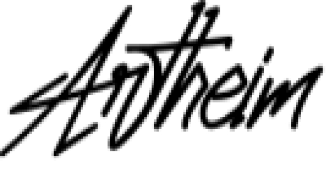 Artheim Font Preview