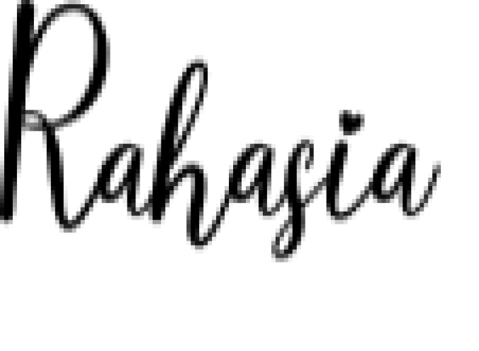 Rahasia Font Preview