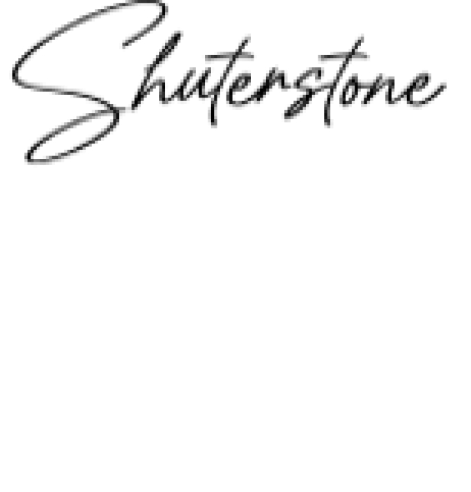 Shuterstone Font Preview
