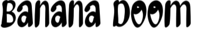 Banana Doom Font Preview