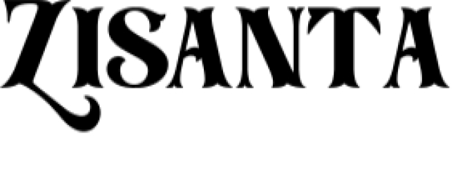 Zisanta Font Preview