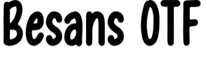 Besans Font Preview