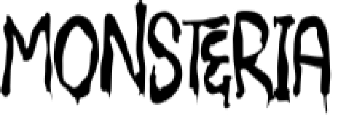 Monsteria Font Preview