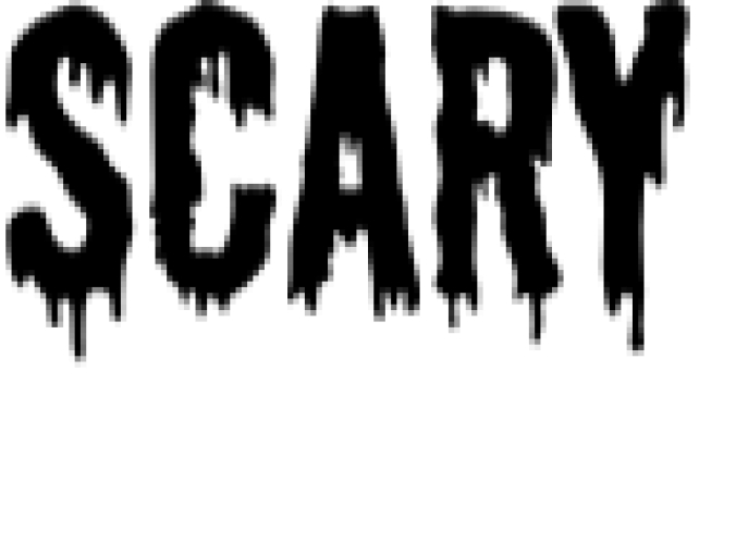 Scary Font Preview