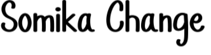 Somika Change Font Preview