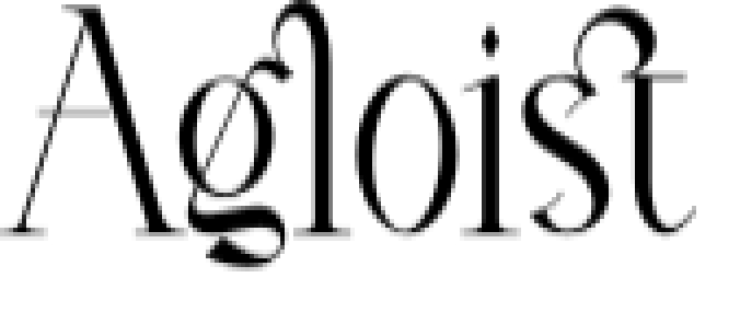 Agloist Font Preview