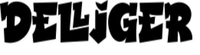 Delliger Font Preview