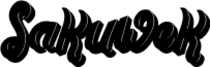Sakuwek Font Preview