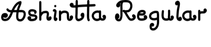 Ashintta Font Preview