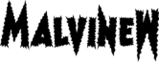 Malvine W Font Preview