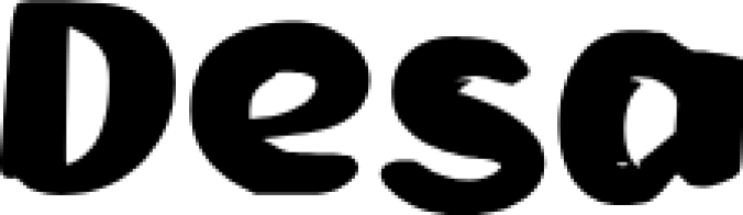 D Desa Font Preview
