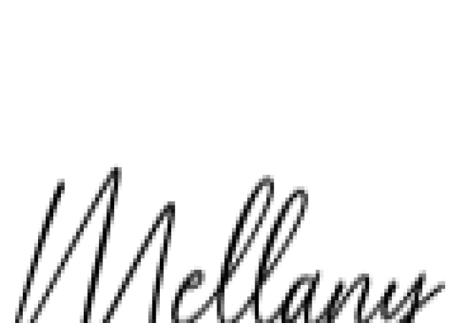 Mellany Font Preview