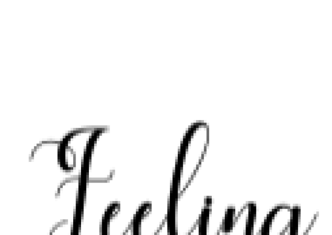 Feeling Font Preview