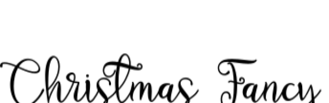 Christmas Fancy Font Preview
