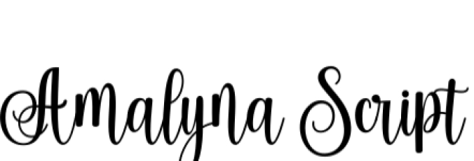 Amalyna Font Preview