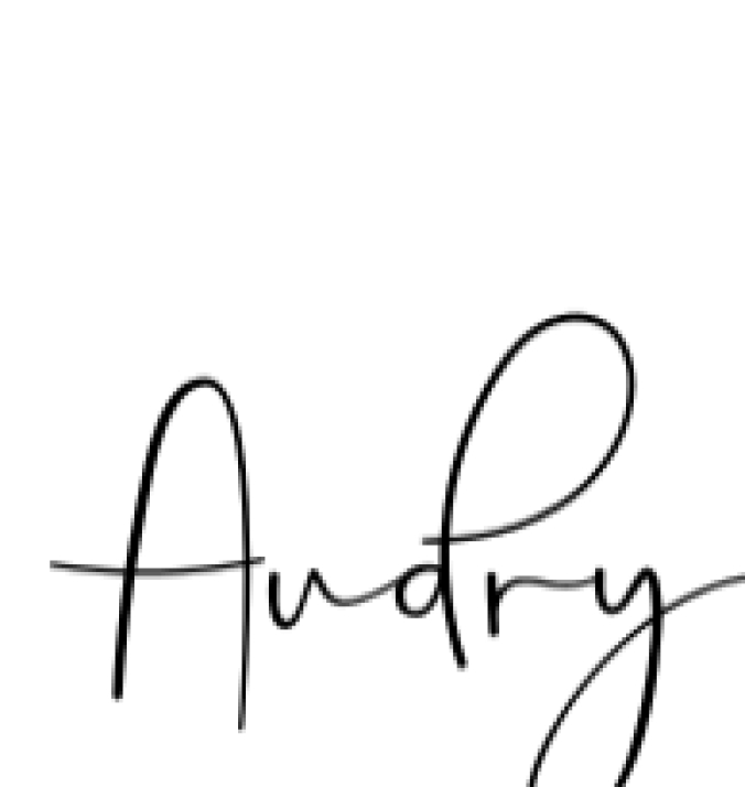 Audry Font Preview