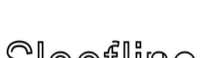 Sloofline Font Preview
