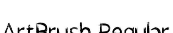 Art Brush Font Preview