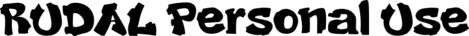 RUDAL Font Preview