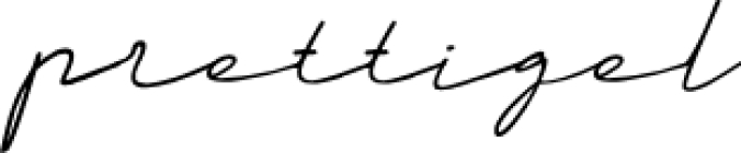 Prettigel Font Preview
