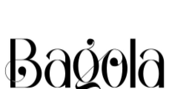 Bagola Font Preview